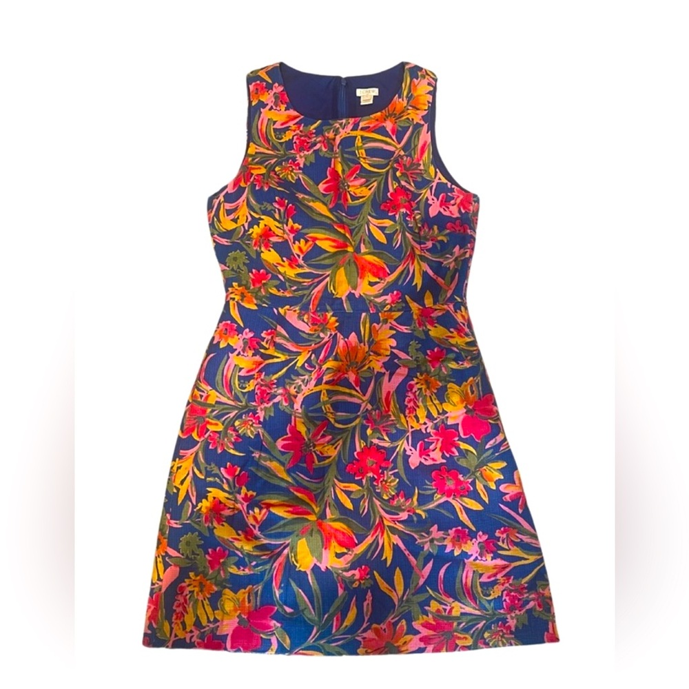 JCrew floral sheath dress